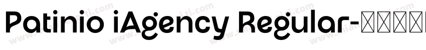 Patinio iAgency Regular字体转换